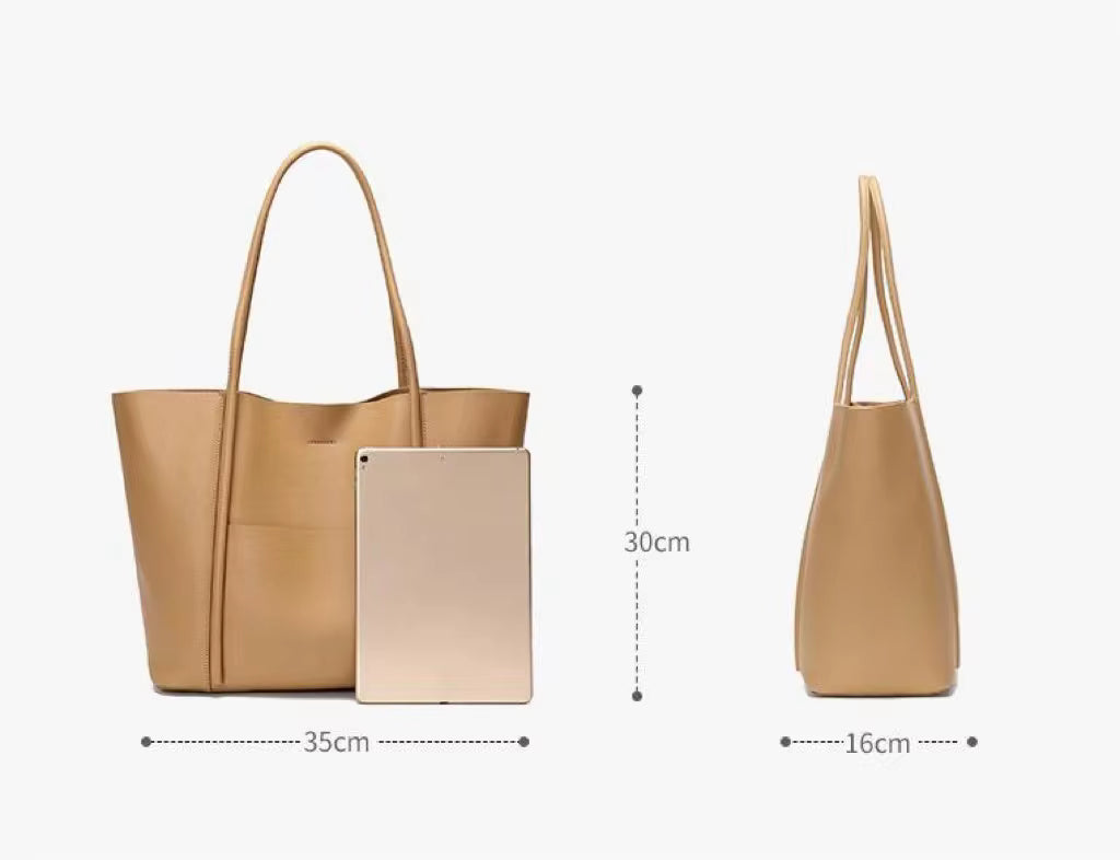 Women High Quality Genuine Leather Tote Bag