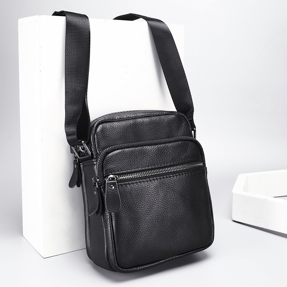 Crossbody Genuine Leather Bag for Men