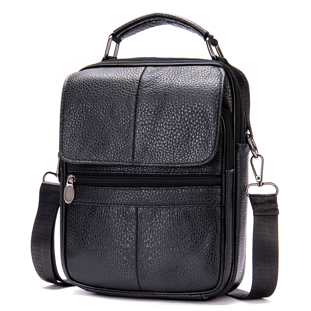 Men Genuine Leather Small Crossbody Bags