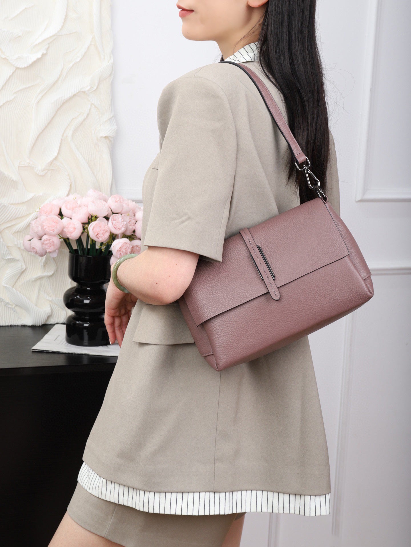 High Quality Women Genuine Leather Shoulder Bag