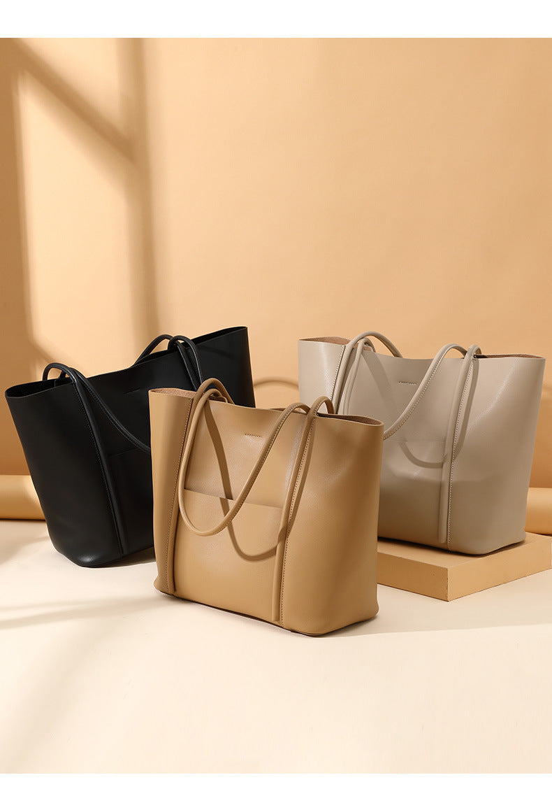 Women High Quality Genuine Leather Tote Bag