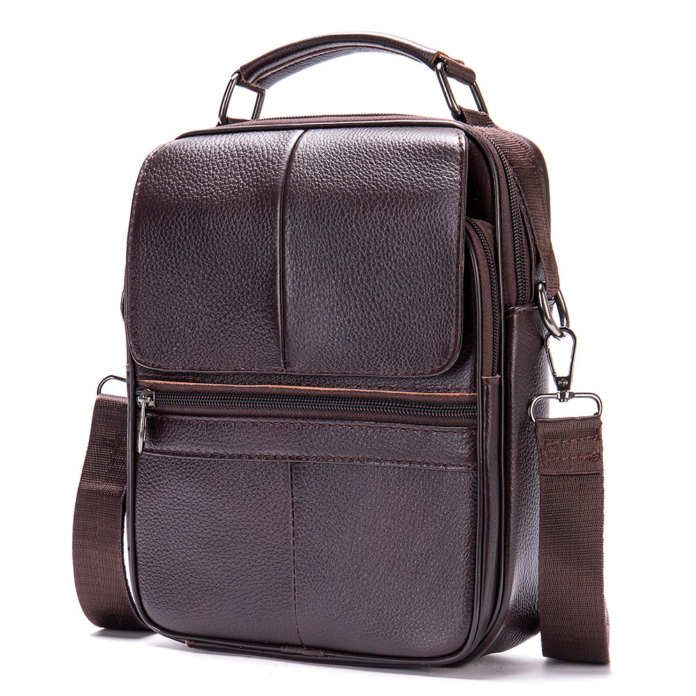 Men Genuine Leather Small Crossbody Bags