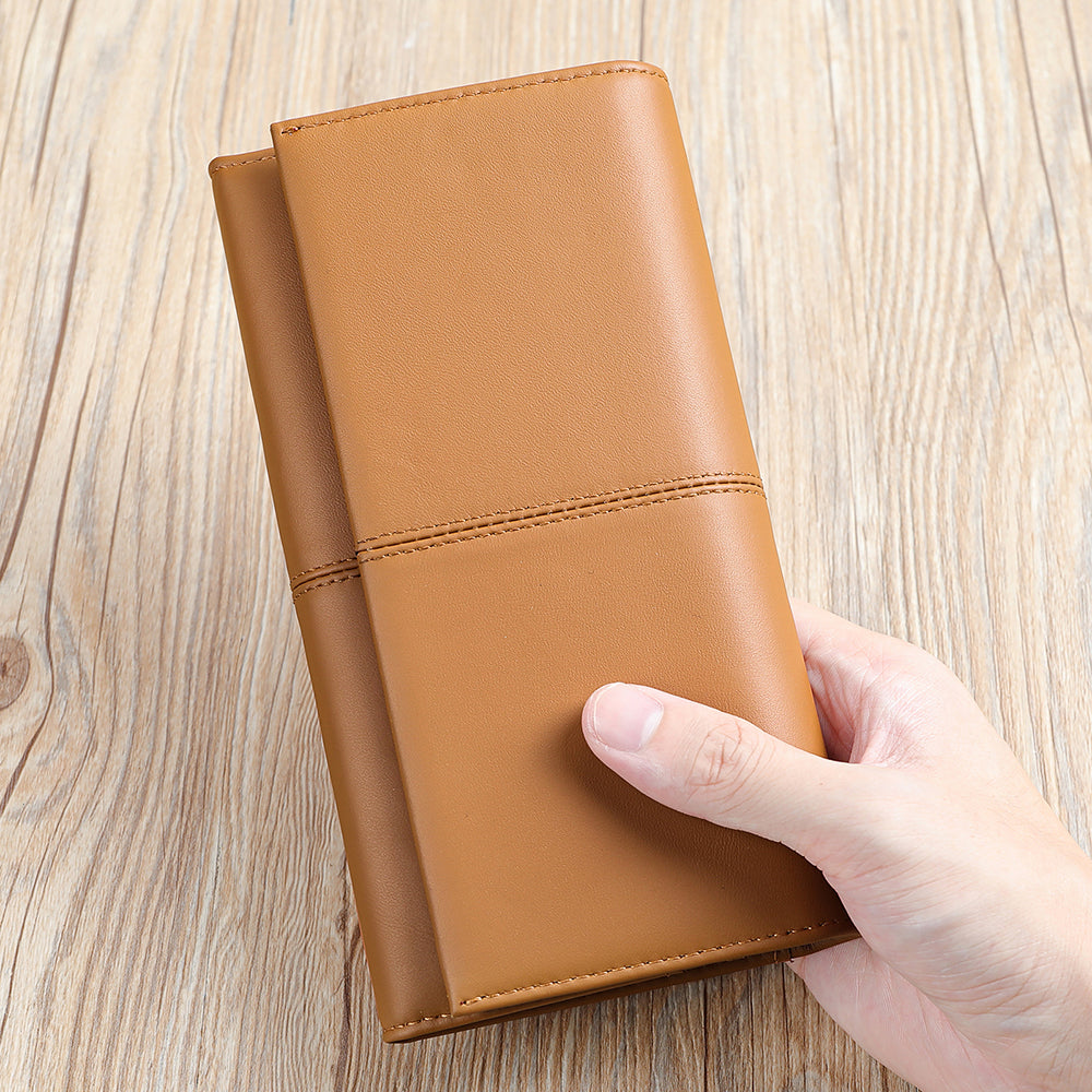 Men Genuine Leather Large Capacity Wallet