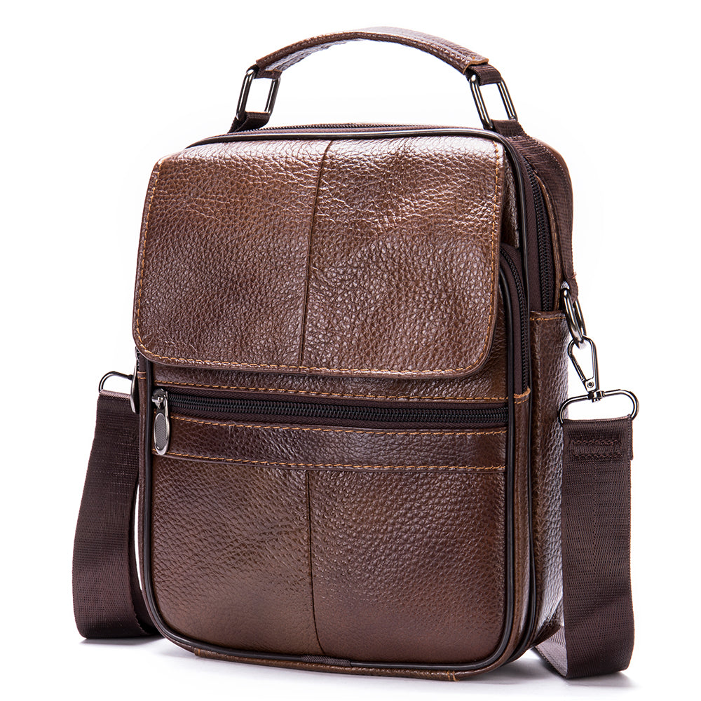 Men Genuine Leather Small Crossbody Bags