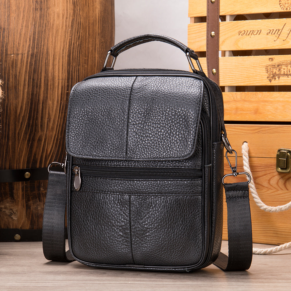 Men Genuine Leather Small Crossbody Bags