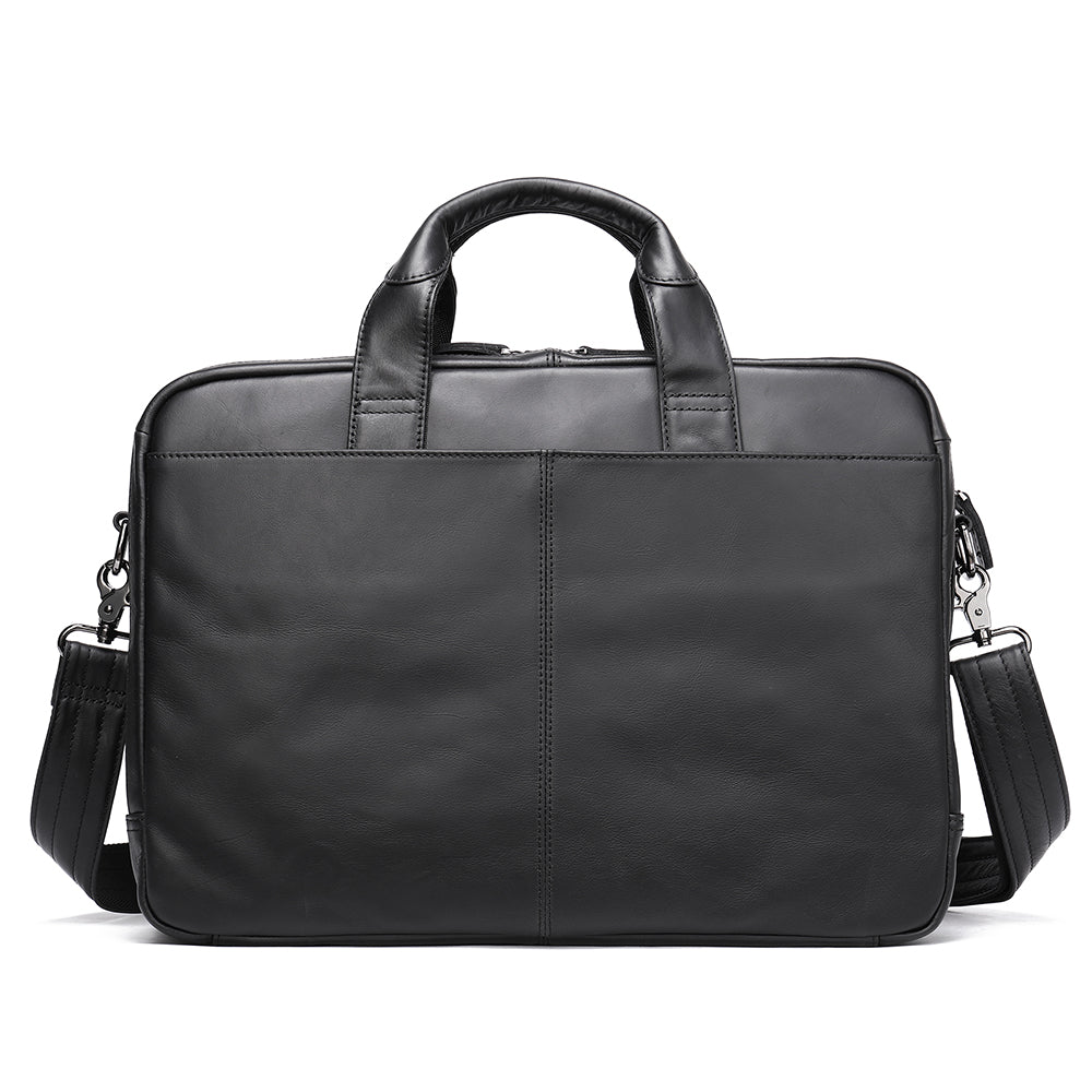 Men Genuine Leather Business Briefcase