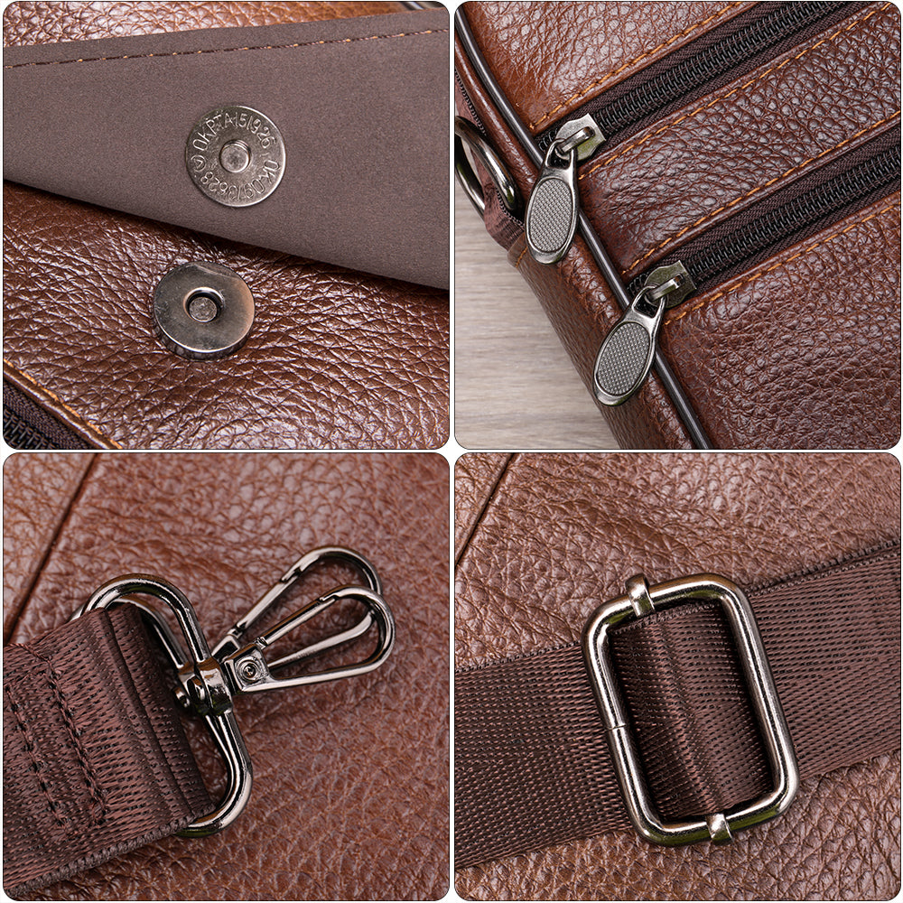 Men Genuine Leather Small Crossbody Bags
