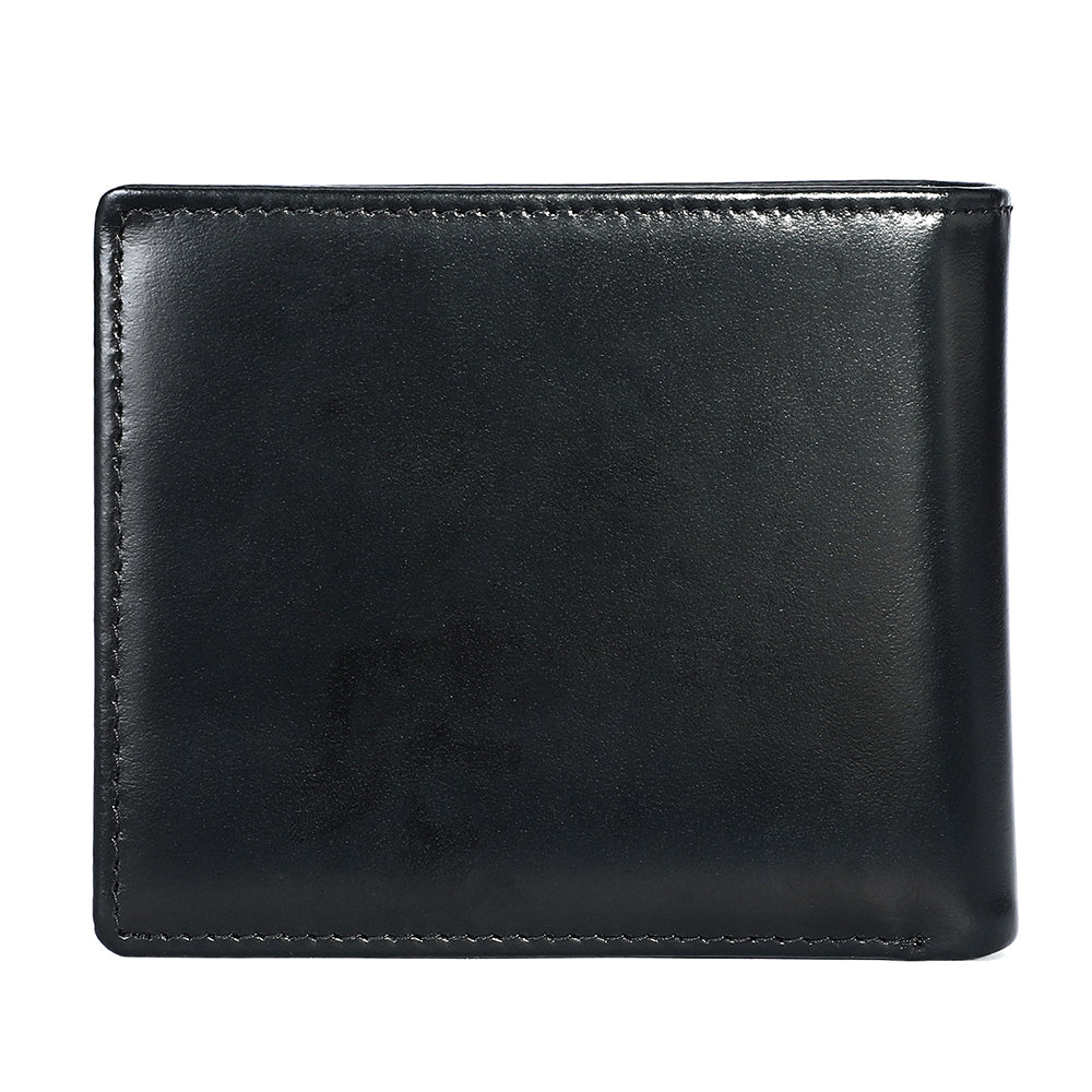 Vintage Genuine Leather Men Short RFID Ani-theft Wallet