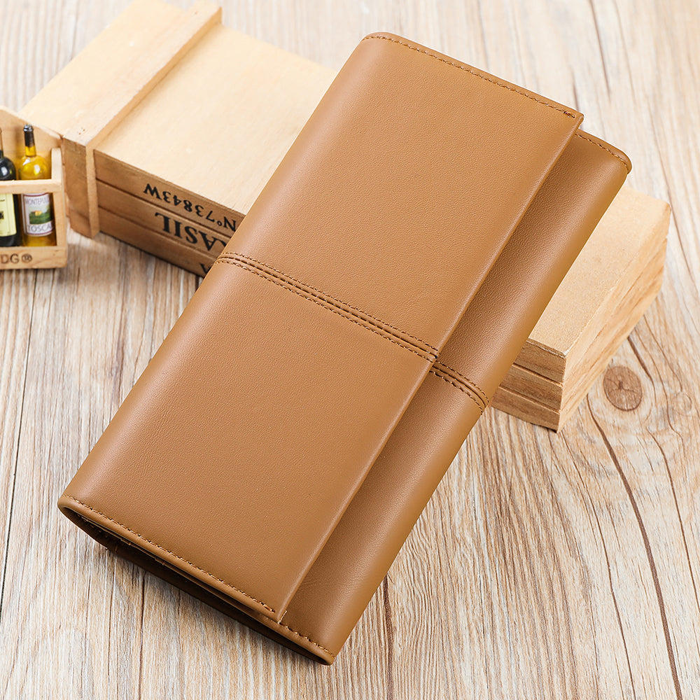 Men Genuine Leather Large Capacity Wallet