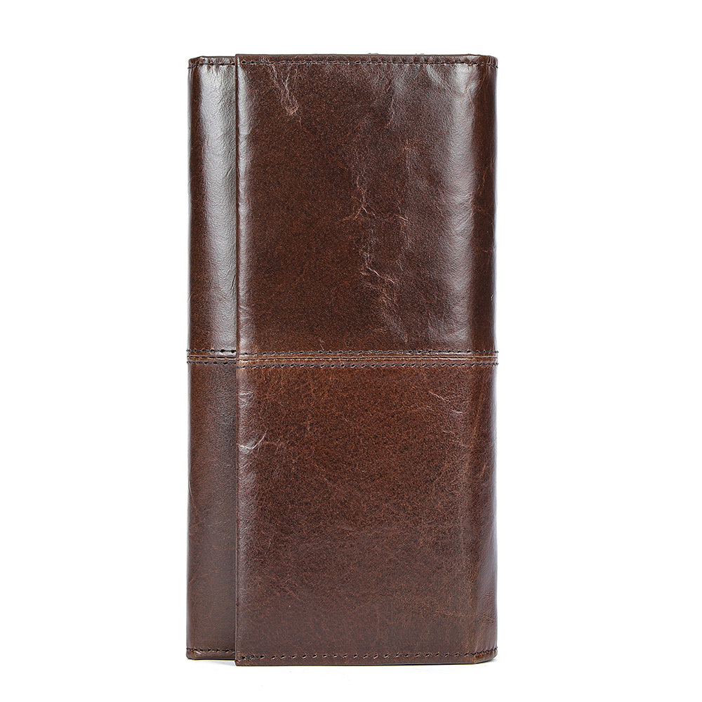Men Genuine Leather Large Capacity Wallet