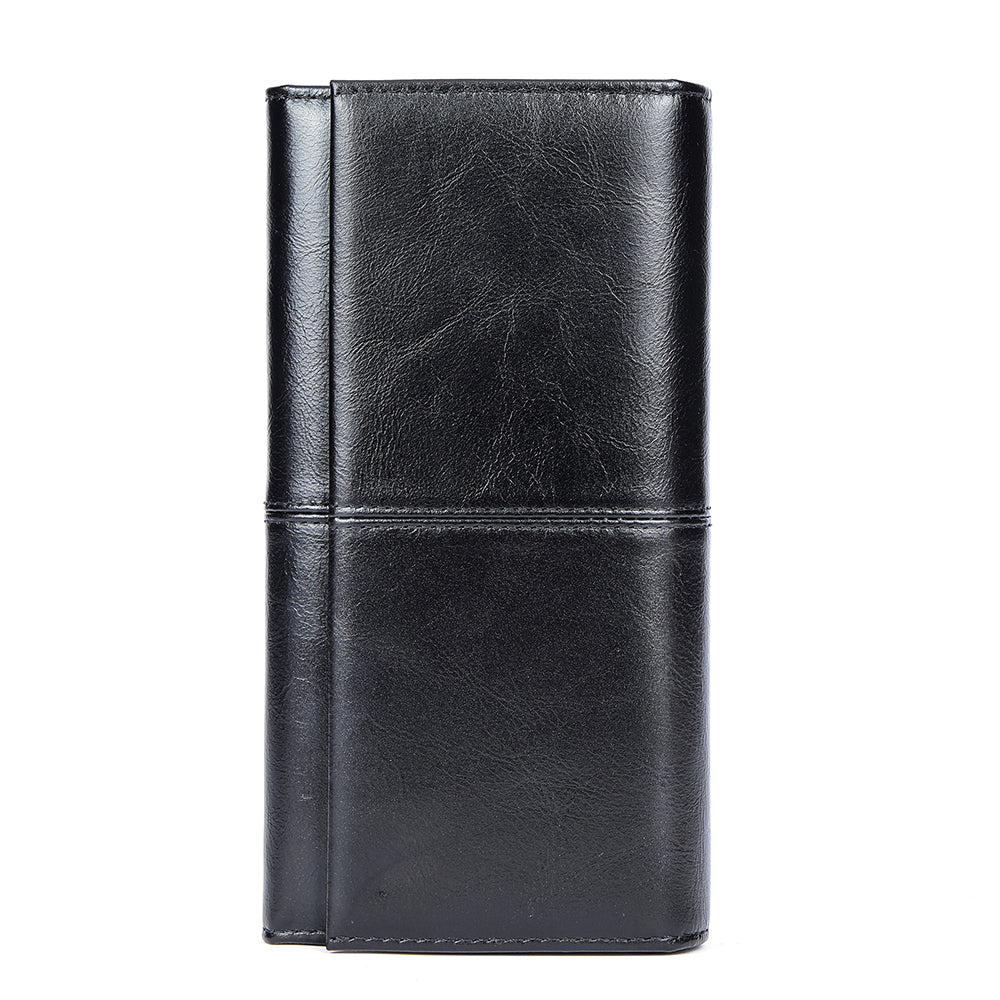 Men Genuine Leather Large Capacity Wallet