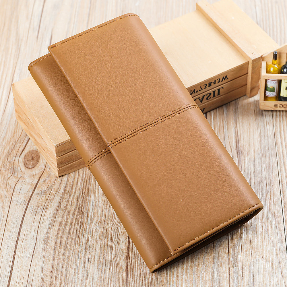 Men Genuine Leather Large Capacity Wallet