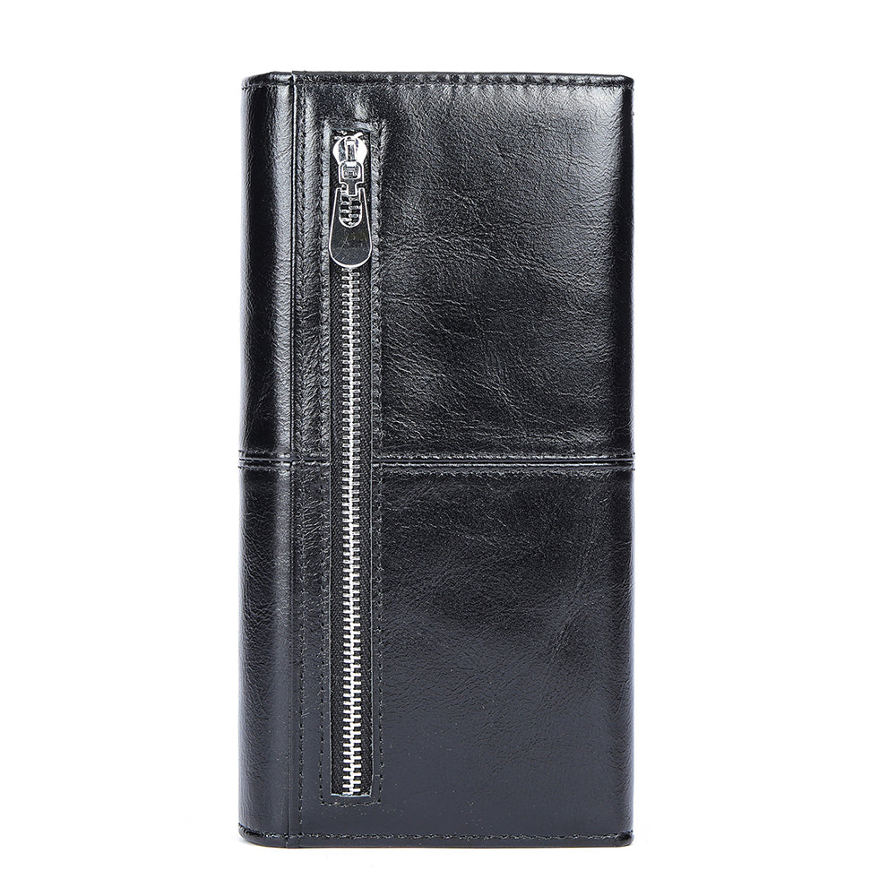 Men Genuine Leather Large Capacity Wallet