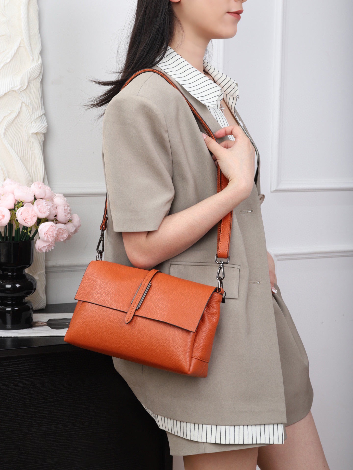 High Quality Women Genuine Leather Shoulder Bag