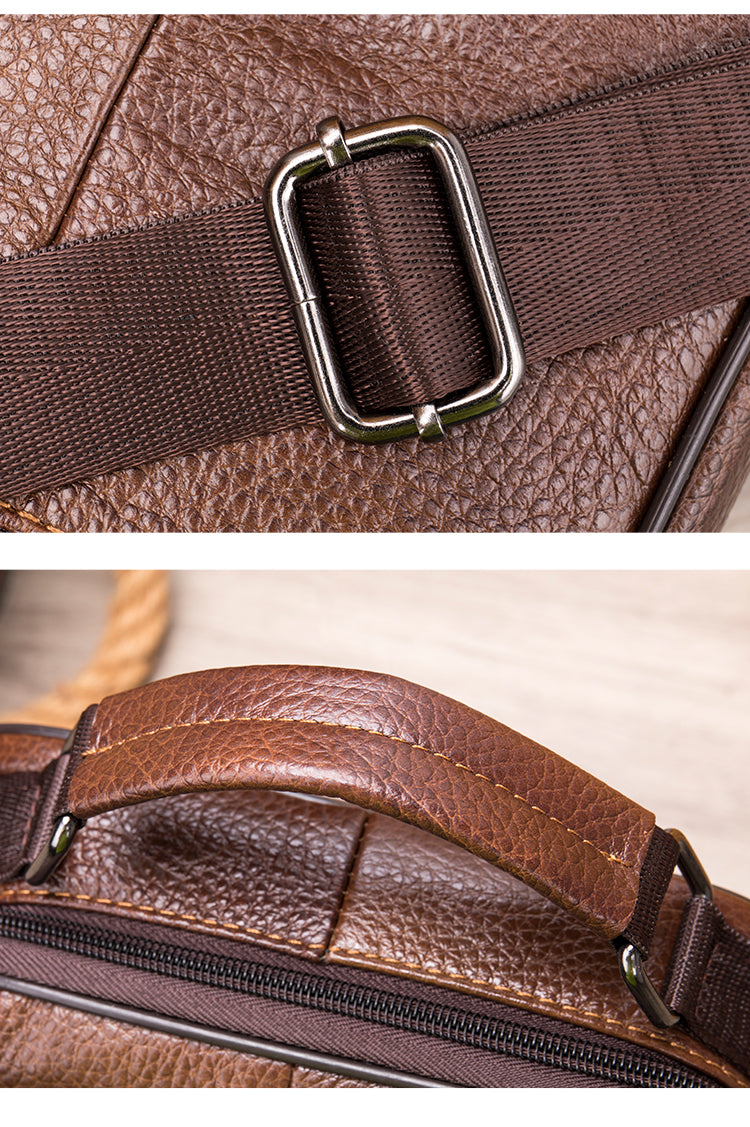 Men Genuine Leather Small Crossbody Bags