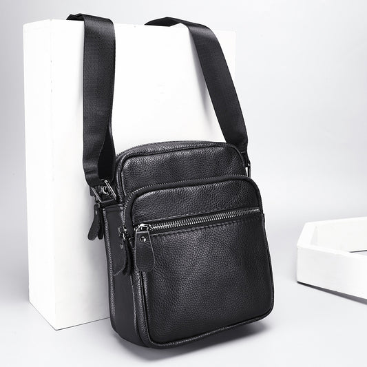 Crossbody Genuine Leather Bag for Men
